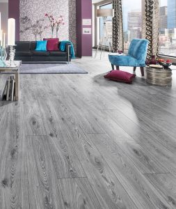 graue Trendeiche, Fußboden Eiche grau